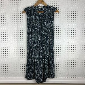 Body & Soul Women's Cap Sleeve Romper with Shorts Size Small Blue Green White